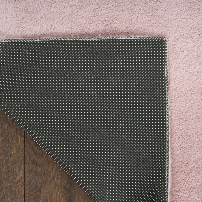 Nourison Soft Plush Rabbit Fur Lavender SFF01 7 ft. 6 in. X 9 ft. 6 in. Rect. Rug