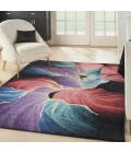 Nourison Prismatic Black PRS34 6 ft. X 8 ft. Rect. Rug