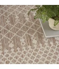 Nourison Positano Beige POS02 6ft. Round Rug