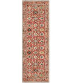 Nourison Home Vintage Washables VWS12 Rust Multicolor 2 ft. X 6 ft. Area Rug