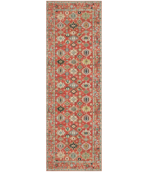 Nourison Vintage Washables Rust Multicolor VWS12 2 ft. X 6 ft. Rect. Rug