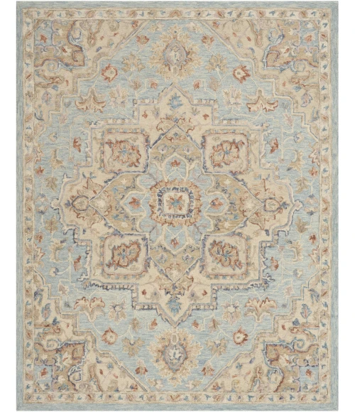Nourison Home Maison Blue MSO06 7ft.9in. x 9ft.9in. Rect. Rug