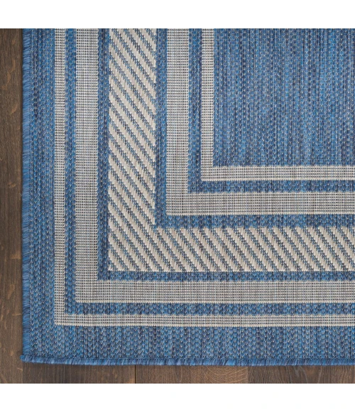 Nourison Horizon Indoor/Outdoor Denim HOZ03 4 ft. X 6 ft. Rect. Rug