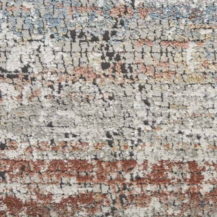 Nourison Home Rustic Textures Multicolored RUS11 6ft. x 9ft. Rect. Rug
