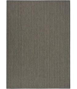Nourison Home Horizon Indoor/Outdoor HOZ02 Charcoal 5 ft. X 7 ft. Area Rug