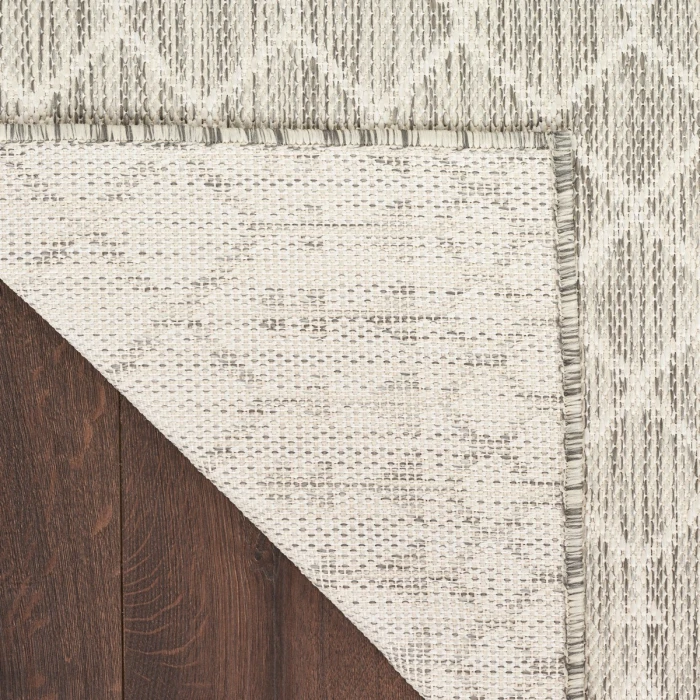 Nourison Positano Light Grey POS02 8 ft. X 10 ft. Rect. Rug