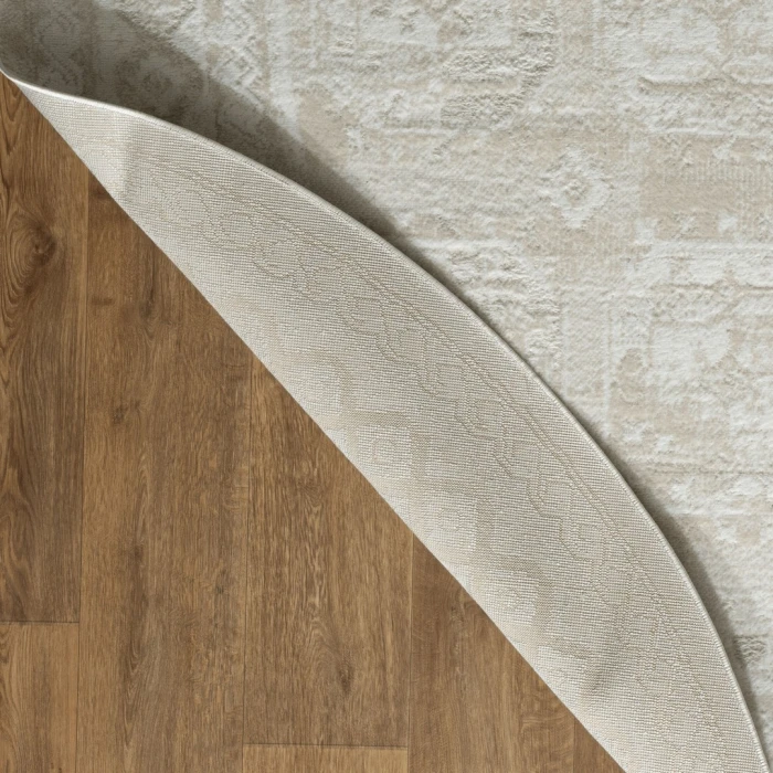 Nourison Dekor Ivory Beige DEK01 5ft. 3in. x Round Round Rug