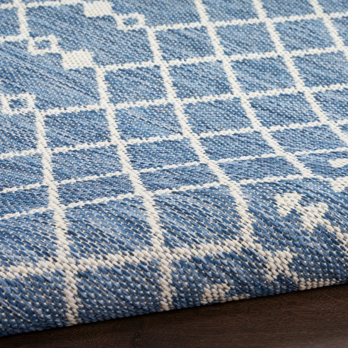 Nourison Positano Navy Blue POS02 8 ft. X 10 ft. Rect. Rug
