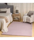 Nourison Soft Plush Rabbit Fur Lavender SFF01 7 ft. 6 in. X 9 ft. 6 in. Rect. Rug