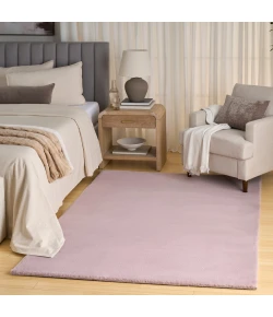 Nourison Home Soft Plush Rabbit Fur SFF01 Lavender 7 ft. 6 in. X 9 ft. 6 in. Area Rug