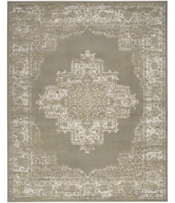 Nourison Home Grafix GRF14 Olive 7 ft. X 10 ft. Area Rug