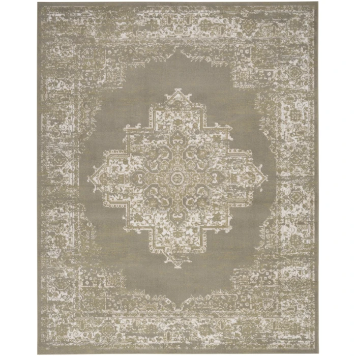Nourison Grafix Olive GRF14 7 ft. X 10 ft. Rect. Rug