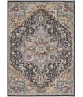 Nourison Home Soraya Charcoal SOR04 5ft.3in. x 7ft.3in. Rect. Rug