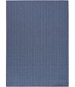 Nourison Home Horizon Indoor/Outdoor HOZ02 Navy 6 ft. X 9 ft. Area Rug