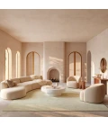 Nourison Ravello Ivory Grey RVL02 9ft.9in. x 13ft.9in. Rect. Rug