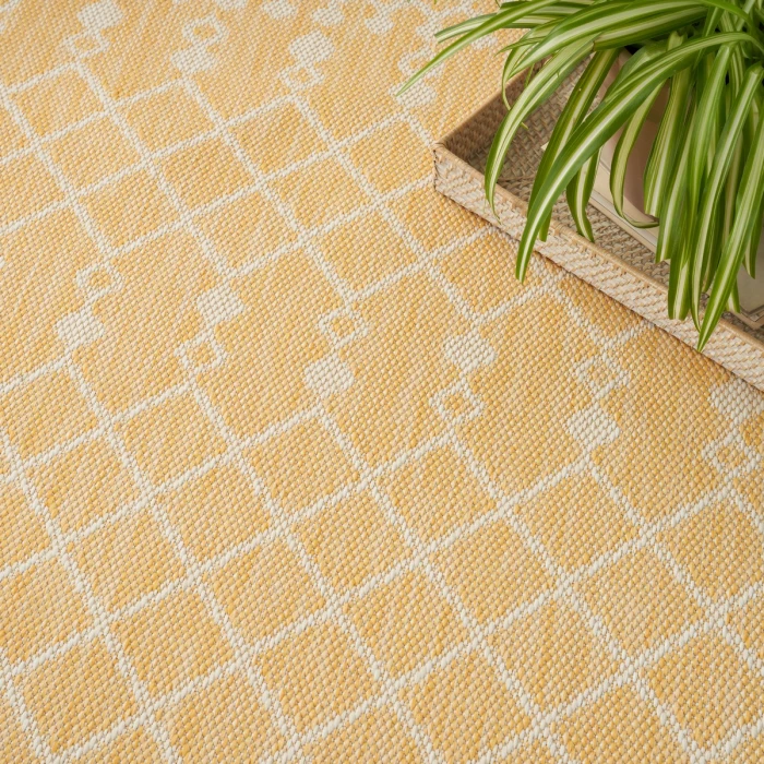 Nourison Positano Yellow POS02 8 ft. X 10 ft. Rect. Rug
