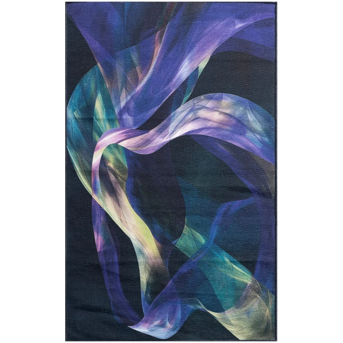 Nourison Nourison Washables Blue Multicolor NWB16 3 ft. X 5 ft. Rect. Rug