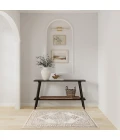 Nourison Astra Machine Washable Grey ASW11 3 ft. 3 in. x 5 ft. Rect. Rug