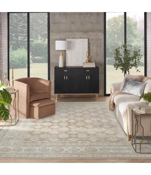 Nourison Dekor Cream Beige DEK02 7 ft. 10 in. X 9 ft. 10 in. Rect. Rug