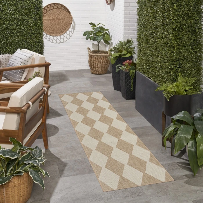 Nourison Positano Jute POS04 2ft.2in. x 12ft. Rect. Rug