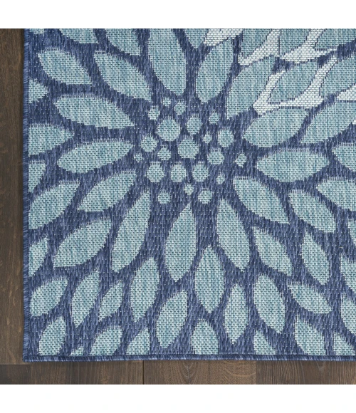 Nourison Home Garden Oasis Blue GOA06 2ft. x 6ft. Rect. Rug