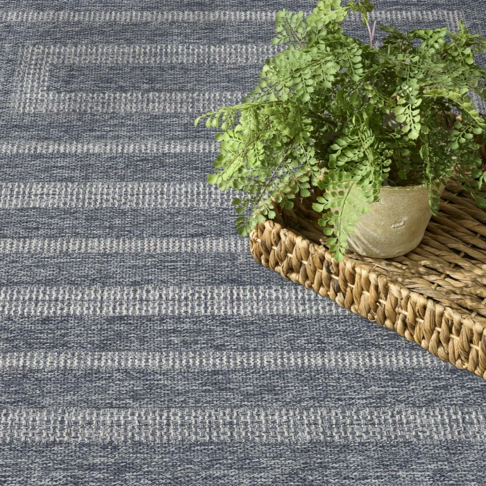 Nourison Home Tulum Blue TLM04 5ft.3in. x 7ft. Rect. Rug