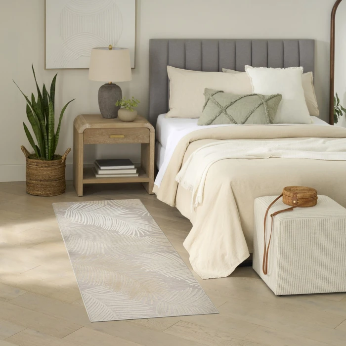 Nourison Home Suncoast Beige SNC03 2ft. x 6ft. Rect. Rug