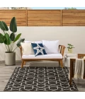 Nourison Horizon Indoor/Outdoor Black HOZ01 4 ft. X 6 ft. Rect. Rug
