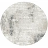 Nourison Dekor Grey Charcoal DEK07 5ft. 3in. x Round Round Rug