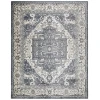 Nourison Home Quarry QUA18 Navy Ivory 7 ft. 10 in. X 9 ft. 10 in. Area Rug