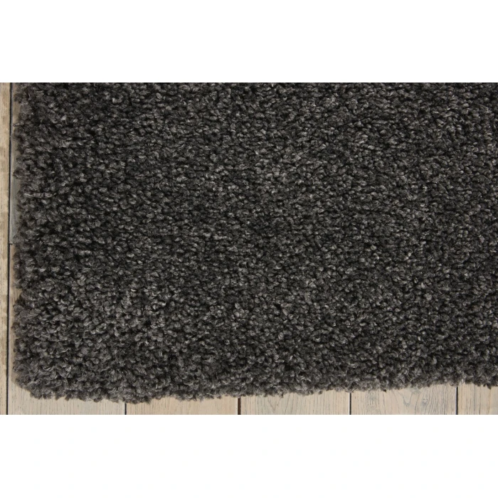 Nourison Malibu Shag Dark Grey MSG01 5ft. 3in. x 7ft. 3in. Rect. Rug