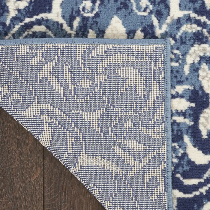 Nourison Home Jubilant Blue JUB21 7ft.10in. x 9ft.10in. Rect. Rug