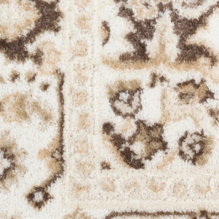 Nourison Dekor Brown Ivory DEK08 4 ft. X 6 ft. Rect. Rug
