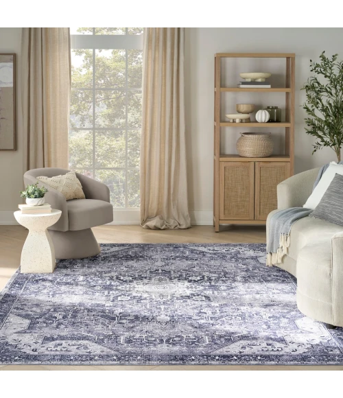 Nourison Nourison Washables Charcoal Grey NWB15 9 ft. 2 in. X 12 ft. Rect. Rug