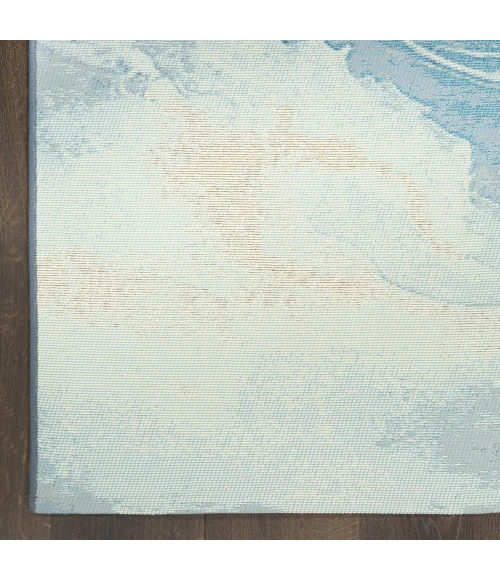 Nourison Home Color Splash Blue CSP05 4ft. x 6ft. Rect. Rug
