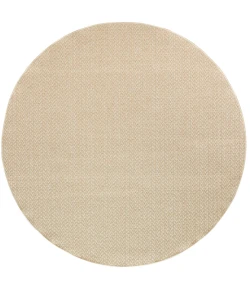 Nourison Home Tulum TLM02 Cream 8 ft. Round Area Rug