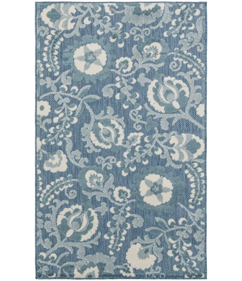 Nourison Aloha Blue ALH17 2 ft. 8 in. X 4 ft. Rect. Rug