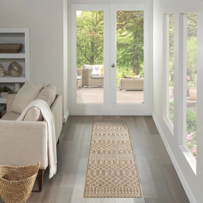 Nourison Positano Jute POS02 2ft.2in. x 10ft. Rect. Rug