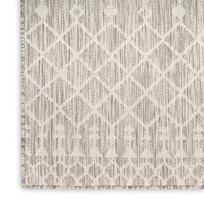 Nourison Positano Light Grey POS02 8 ft. X 10 ft. Rect. Rug