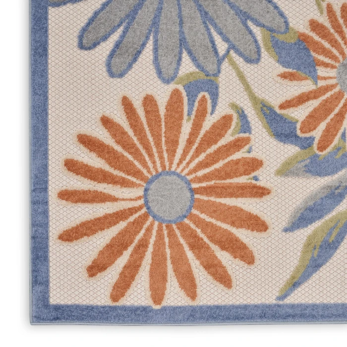 Nourison Aloha Beige Multicolor ALH33 7 ft. 10 in. X 10 ft. 6 in. Rect. Rug