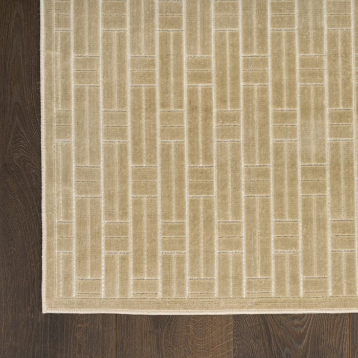 Nourison Home Washable Charm Beige WCH02 2ft. x 3ft. Rect. Rug