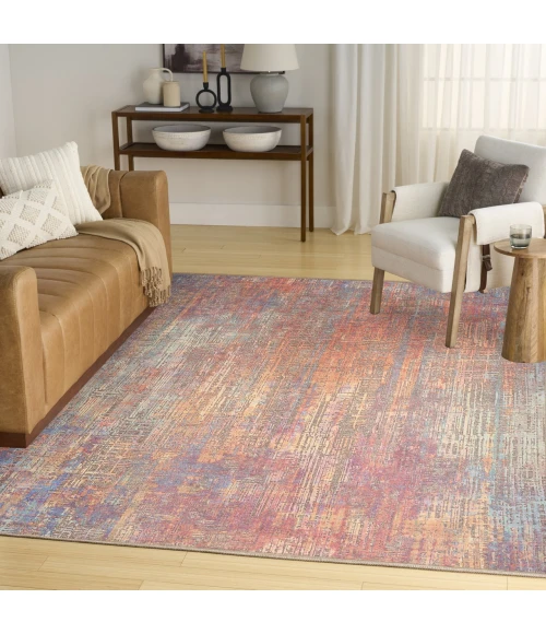 Nourison Home Botanical Washables Multicolored BOT05 5ft. x 7ft. Rect. Rug