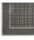 Nourison Home Nordic Black NRC03 6ft. x 9ft. Rect. Rug