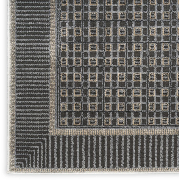 Nourison Home Nordic Black NRC03 6ft. x 9ft. Rect. Rug