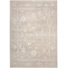 Nourison Home Vintage Washables VWS09 Grey 4 ft. X 6 ft. Area Rug