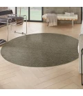 Nourison Tulum Olive TLM03 8 ft. X Round Rug