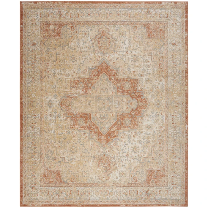Nourison Nourison Essentials Persian Beige Rust NRE07 10 ft. X 14 ft. Rect. Rug