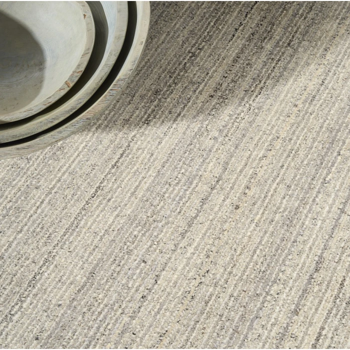 Calvin Klein CK082 Ridge Grey RDG01 7ft.9in. x 9ft.9in. Rect. Rug