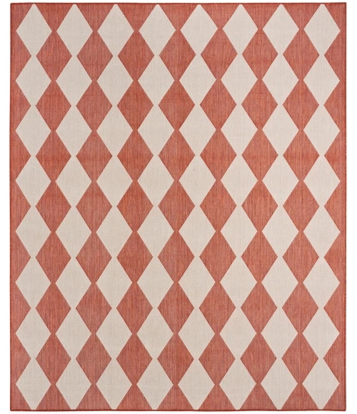 Nourison Positano Terracotta POS04 7 ft. X 10 ft. Rect. Rug