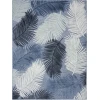 Nourison Home Suncoast Blue SNC03 7ft.10in. x 9ft.10in. Rect. Rug
